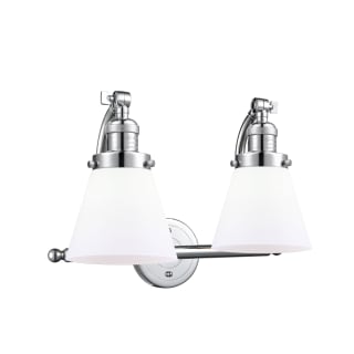 A thumbnail of the Innovations Lighting 515-2W Small Cone Polished Chrome / Matte White Cased