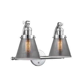 A thumbnail of the Innovations Lighting 515-2W Small Cone Polished Chrome / Smoked