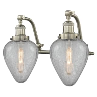 A thumbnail of the Innovations Lighting 515-2W Geneseo Satin Brushed Nickel / Clear Crackle