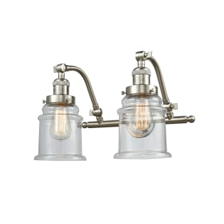 A thumbnail of the Innovations Lighting 515-2W Canton Satin Brushed Nickel / Clear