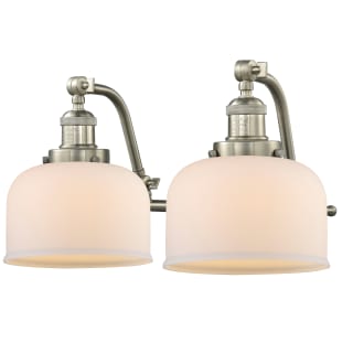 A thumbnail of the Innovations Lighting 515-2W Large Bell Satin Brushed Nickel / Matte White Cased