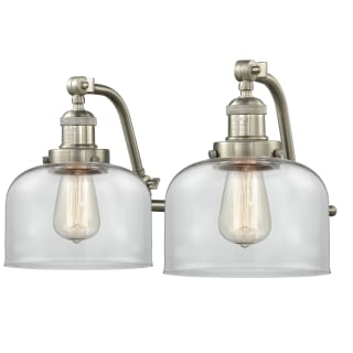 A thumbnail of the Innovations Lighting 515-2W Large Bell Satin Brushed Nickel / Clear