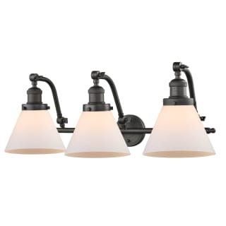 A thumbnail of the Innovations Lighting 515-3W Large Cone Oiled Rubbed Bronze / Matte White Cased