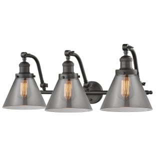 A thumbnail of the Innovations Lighting 515-3W Large Cone Oiled Rubbed Bronze / Smoked