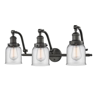 A thumbnail of the Innovations Lighting 515-3W Small Bell Oiled Rubbed Bronze / Clear