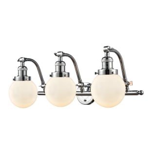 A thumbnail of the Innovations Lighting 515-3W-6 Beacon Polished Chrome / Matte White Cased