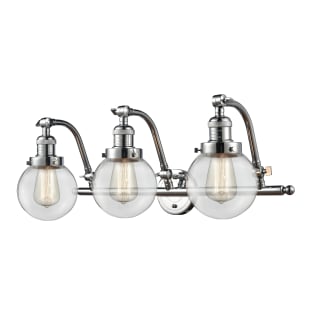 A thumbnail of the Innovations Lighting 515-3W-6 Beacon Polished Chrome / Clear