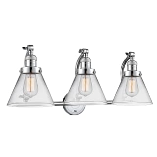 A thumbnail of the Innovations Lighting 515-3W Large Cone Polished Chrome / Clear