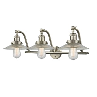 A thumbnail of the Innovations Lighting 515-3W Halophane Satin Brushed Nickel / Halophane