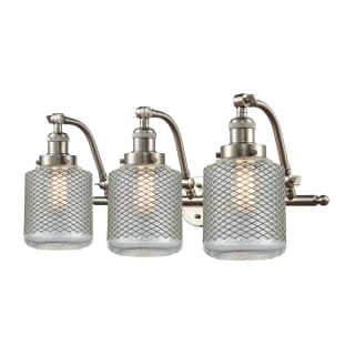 A thumbnail of the Innovations Lighting 515-3W Stanton Brushed Satin Nickel / Clear