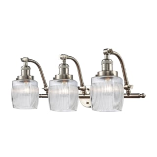 A thumbnail of the Innovations Lighting 515-3W Colton Brushed Satin Nickel / Clear