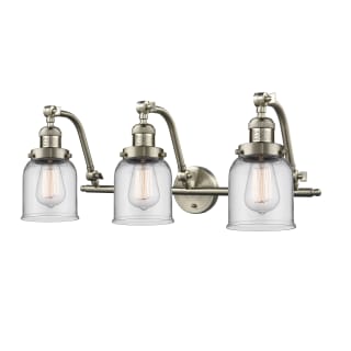 A thumbnail of the Innovations Lighting 515-3W Small Bell Satin Brushed Nickel / Clear