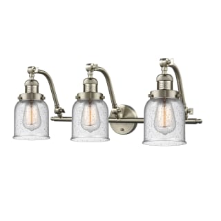 A thumbnail of the Innovations Lighting 515-3W Small Bell Satin Brushed Nickel / Seedy