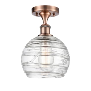 A thumbnail of the Innovations Lighting 516 Deco Swirl Antique Copper / Clear