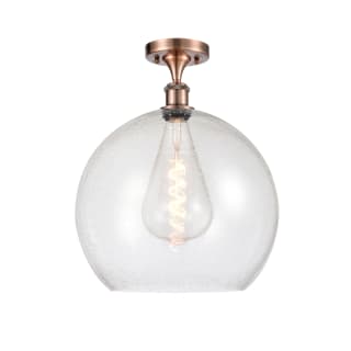 A thumbnail of the Innovations Lighting 516-1C-19-14 Athens Semi-Flush Antique Copper / Seedy