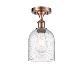 A thumbnail of the Innovations Lighting 516-1C-11-6 Bella Semi-Flush Antique Copper / Seedy