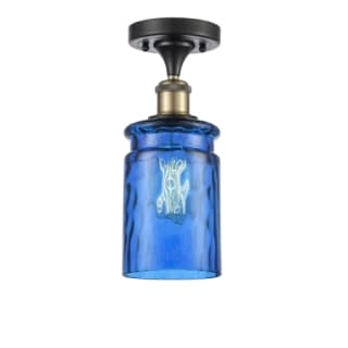 A thumbnail of the Innovations Lighting 516 Candor Black Antique Brass / Princess Blue Waterglass