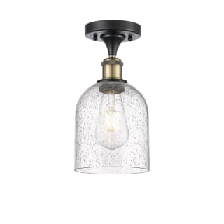 A thumbnail of the Innovations Lighting 516-1C-11-6 Bella Semi-Flush Black Antique Brass / Seedy