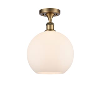 A thumbnail of the Innovations Lighting 516 Large Athens Brushed Brass / Matte White