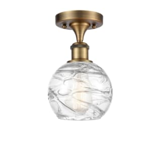 A thumbnail of the Innovations Lighting 516 Small Deco Swirl Brushed Brass / Clear
