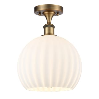 A thumbnail of the Innovations Lighting 516-1C-13-10 White Venetian Semi-Flush Brushed Brass