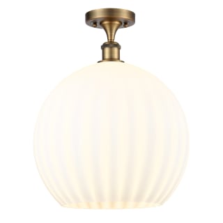 A thumbnail of the Innovations Lighting 516-1C-18-14 White Venetian Semi-Flush Brushed Brass