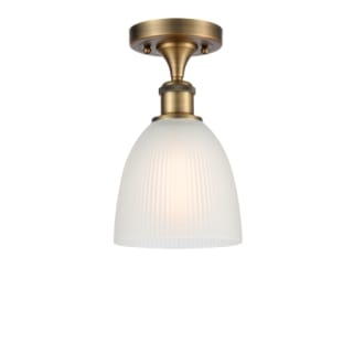 A thumbnail of the Innovations Lighting 516 Castile Brushed Brass / White