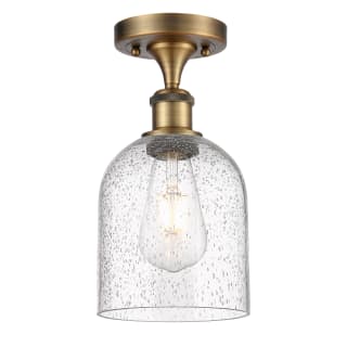 A thumbnail of the Innovations Lighting 516-1C-11-6 Bella Semi-Flush Brushed Brass / Seedy