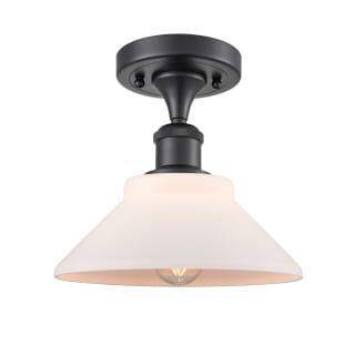 A thumbnail of the Innovations Lighting 516-1C Orwell Matte Black / Matte White