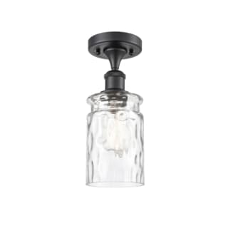 A thumbnail of the Innovations Lighting 516 Candor Matte Black / Clear Waterglass