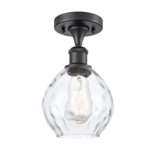 A thumbnail of the Innovations Lighting 516 Small Waverly Matte Black / Clear