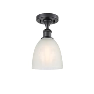 A thumbnail of the Innovations Lighting 516 Castile Matte Black / White