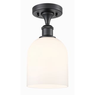 A thumbnail of the Innovations Lighting 516-1C-11-6 Bella Semi-Flush Matte Black / White