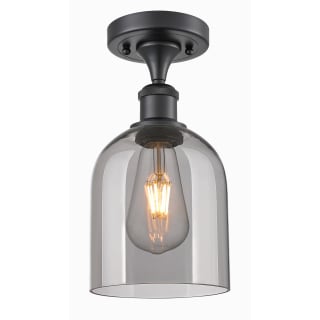 A thumbnail of the Innovations Lighting 516-1C-11-6 Bella Semi-Flush Matte Black / Smoked