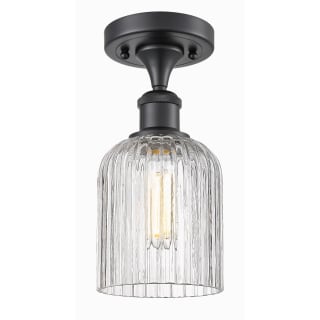 A thumbnail of the Innovations Lighting 516-1C-11-5 Bridal Veil Semi-Flush Matte Black