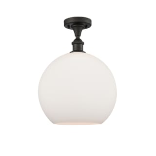 A thumbnail of the Innovations Lighting 516-1C-16-12 Athens Semi-Flush Oil Rubbed Bronze / Matte White