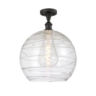 A thumbnail of the Innovations Lighting 516-1C-17-14 Athens Semi-Flush Oil Rubbed Bronze / Clear Deco Swirl