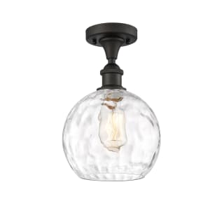 A thumbnail of the Innovations Lighting 516-1C-13-8 Athens Semi-Flush Oil Rubbed Bronze / Clear Water Glass