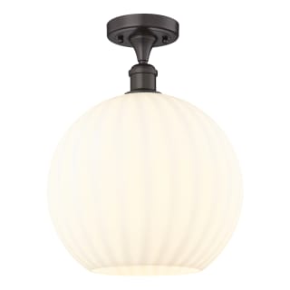 A thumbnail of the Innovations Lighting 516-1C-15-12 White Venetian Semi-Flush Oil Rubbed Bronze