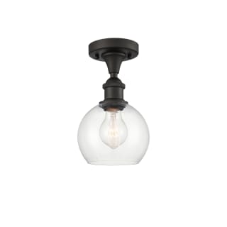 A thumbnail of the Innovations Lighting 516-1C-10-6 Athens Semi-Flush Oil Rubbed Bronze / Clear