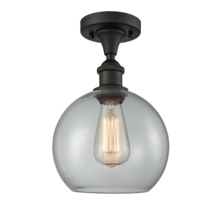 A thumbnail of the Innovations Lighting 516-1C-13-8 Athens Semi-Flush Oil Rubbed Bronze / Clear