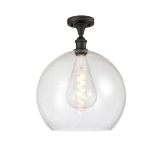 A thumbnail of the Innovations Lighting 516-1C-18-14 Athens Semi-Flush Oil Rubbed Bronze / Seedy