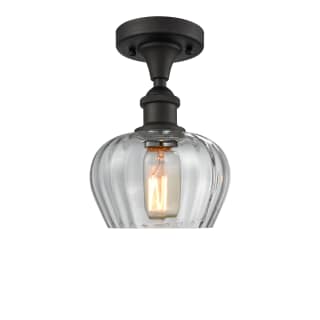A thumbnail of the Innovations Lighting 516-1C Fenton Oiled Rubbed Bronze / Clear Fluted