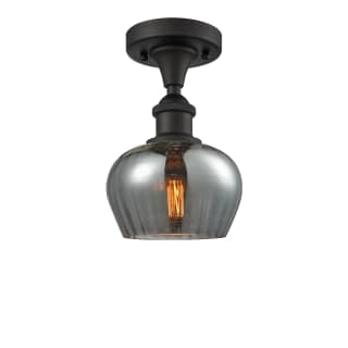 A thumbnail of the Innovations Lighting 516-1C Fenton Oiled Rubbed Bronze / Smoked Fluted