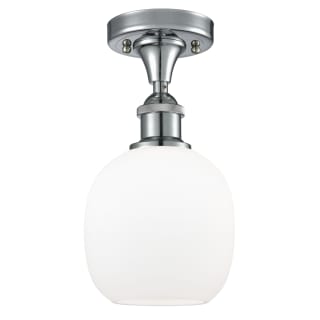 A thumbnail of the Innovations Lighting 516-1C Belfast Polished Chrome / Matte White