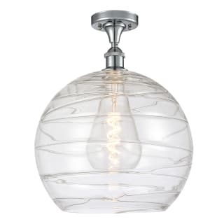 A thumbnail of the Innovations Lighting 516-1C-17-14 Athens Semi-Flush Polished Chrome / Clear Deco Swirl