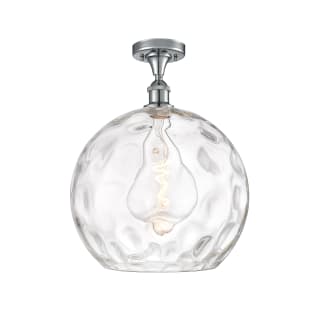 A thumbnail of the Innovations Lighting 516-1C-17-14 Athens Semi-Flush Polished Chrome / Clear Water Glass