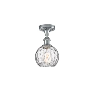 A thumbnail of the Innovations Lighting 516-1C-11-6 Athens Semi-Flush Polished Chrome / Clear Water Glass