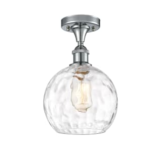 A thumbnail of the Innovations Lighting 516-1C-13-8 Athens Semi-Flush Polished Chrome / Clear Water Glass