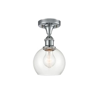 A thumbnail of the Innovations Lighting 516-1C-10-6 Athens Semi-Flush Polished Chrome / Clear